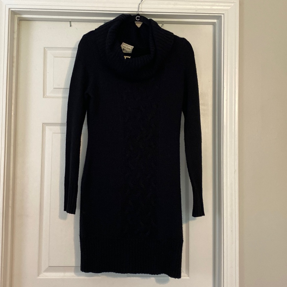 Black sweater dress